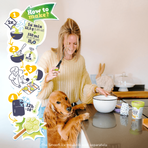 Smoofl Helado de Manzana para Perros Adultos