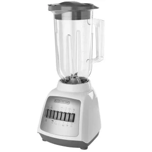 Black & Decker Licuadora 10 Veloc. Con Jarra Plastica De 1.5L Blanca