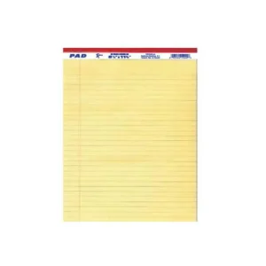 Corsario Pad Rayado Amarillo 8.5X11 (24)